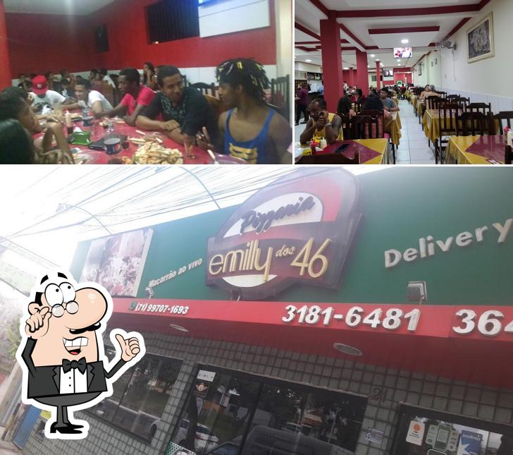 O interior do Pizzaria Emilly Dos 46camacari