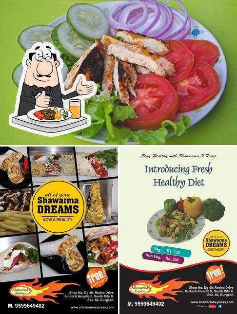 Food at Shawarma x-press