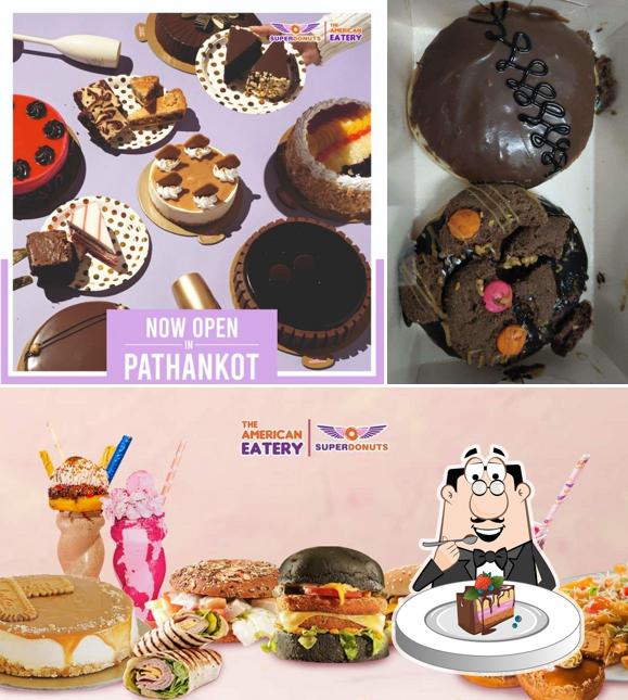 Chocolate cake at Super Donuts, Pathankot