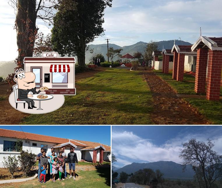 You can get some fresh air at the outside area of cascade meadows Ooty , Home Stay