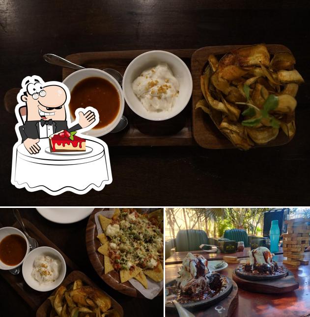 The Nirvaan Cafe & Lounge provides a variety of desserts