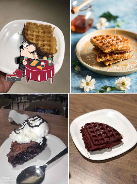 Waffles at XO Belgian Waffle Garuda mall