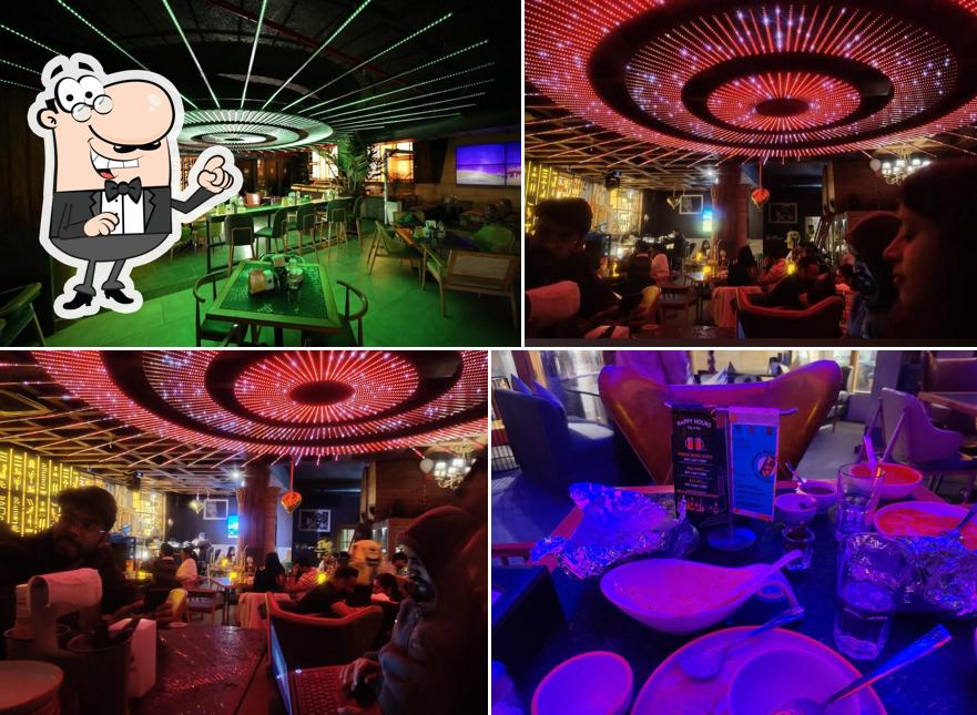 The interior of Pyramid Shimla Cafe Lounge Bar Microbrewery Nightclub Restaurant The interior of Pyramid Shimla Cafe Lounge Bar Microbrewery Nightclub Restaurant