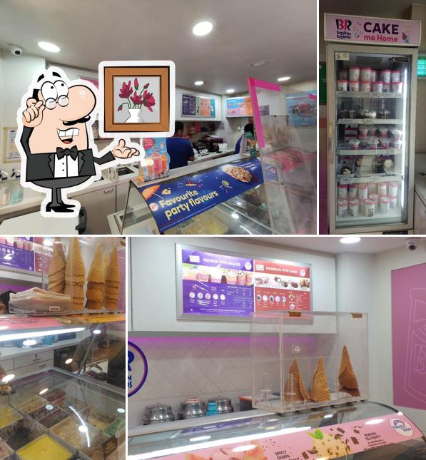 Check out how Baskin Robbins looks inside
