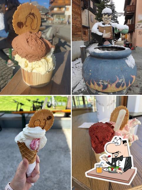 Cibo al Pasticceria Gelateria Biancaneve e i sette nani