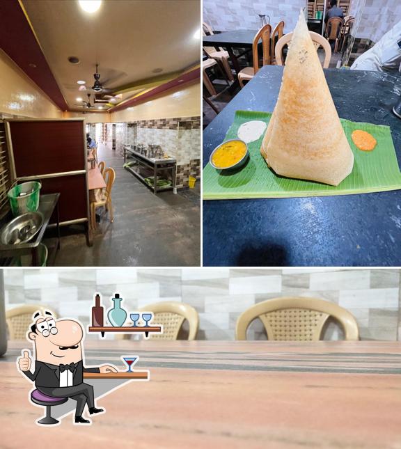 The photo of Hotel Sriram’s interior and food