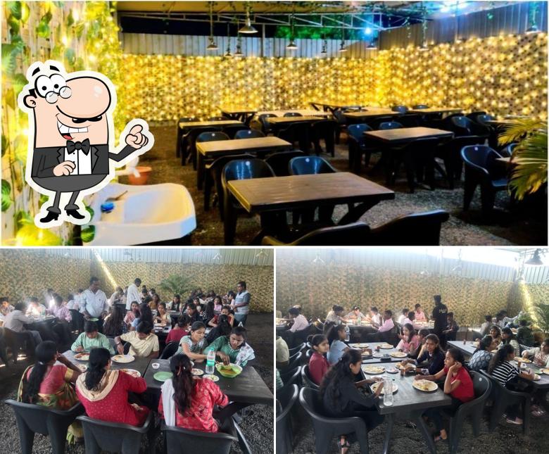 The interior of Mannat Dhaba