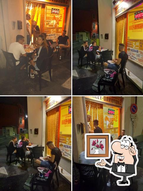 Gli interni di Pizzeria Harley -Davidson