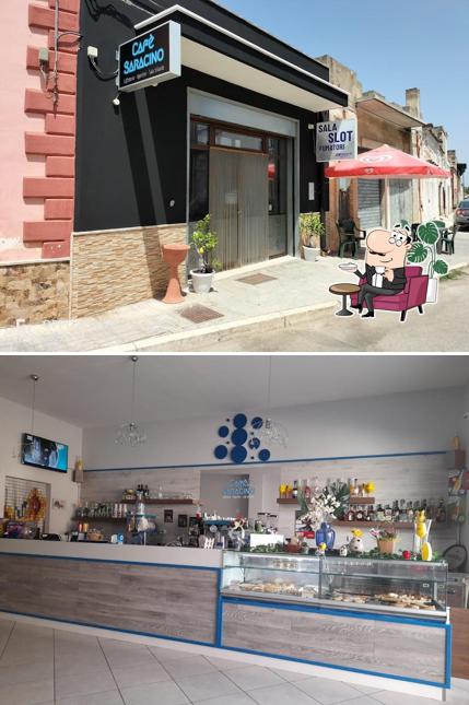 Gli interni di Cafè Saracino