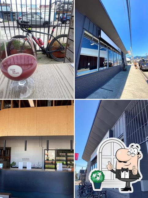 Vous pouvez prendre un bol d'air frais dans l'espace ouvert de Superflux Beer Company