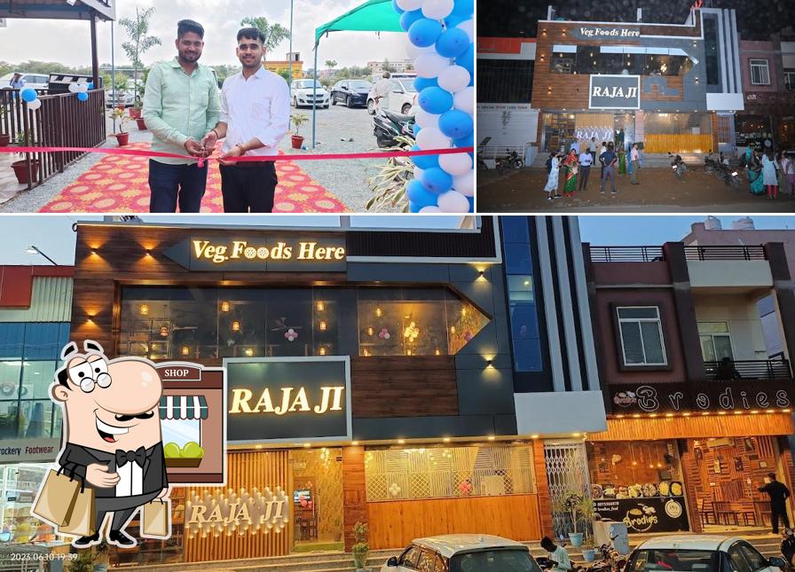 The exterior of Raja Ji Restaurant