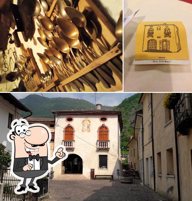 Gli esterni di Antica Trattoria Da Doro