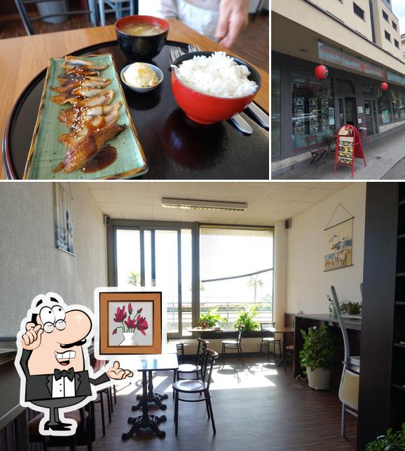 Gli interni di Sushi Chez Lin