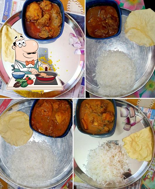 Chicken curry at New Mahashakti Hotel