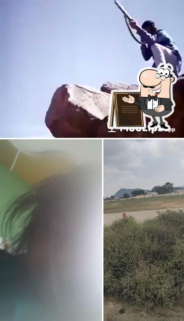 This is the image showing exterior and food at Ni - Hao