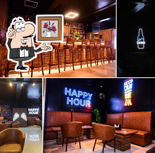 The interior of The Tipsy Trunk
