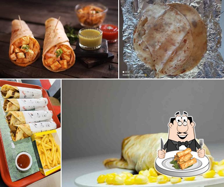 Spring rolls at Rolls Mania Talegaon Dabhade