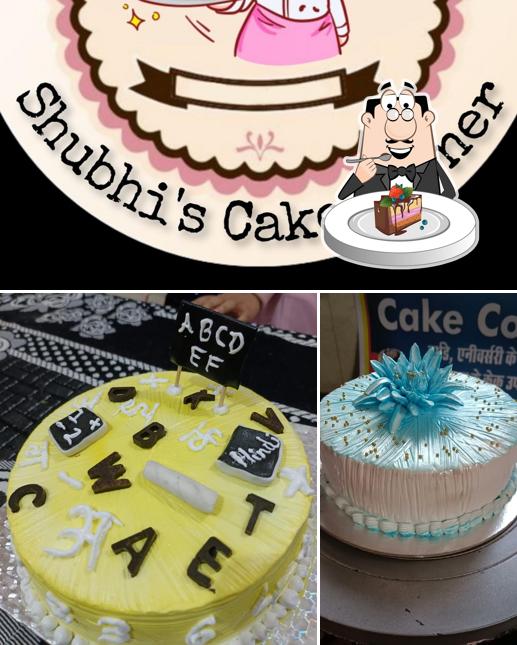 Here's a picture of Shubhi's cake corner