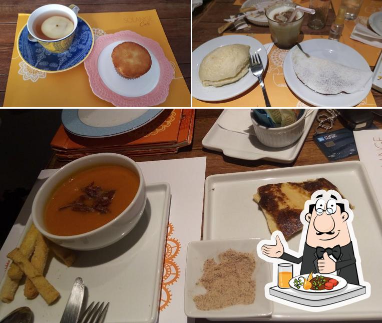 Comida em Solange Café