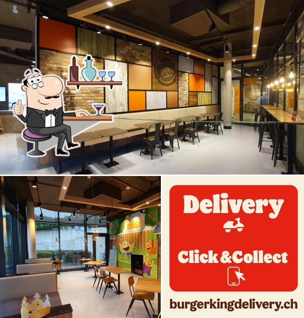 Dai un'occhiata agli interni di Burger King