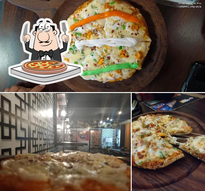 Order pizza at Cafe DownTown