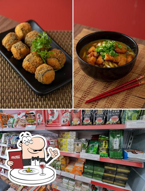 Platos en Nakayoshi Restaurante Japonês e Mercado Oriental