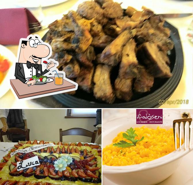 Cibo al Locanda I Calòseni - Ristorante con piscina