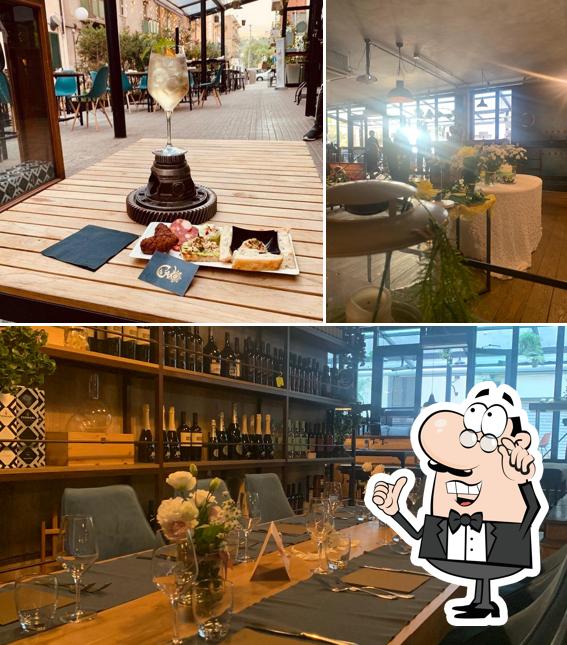 Gli interni di Cavò Food & Drink