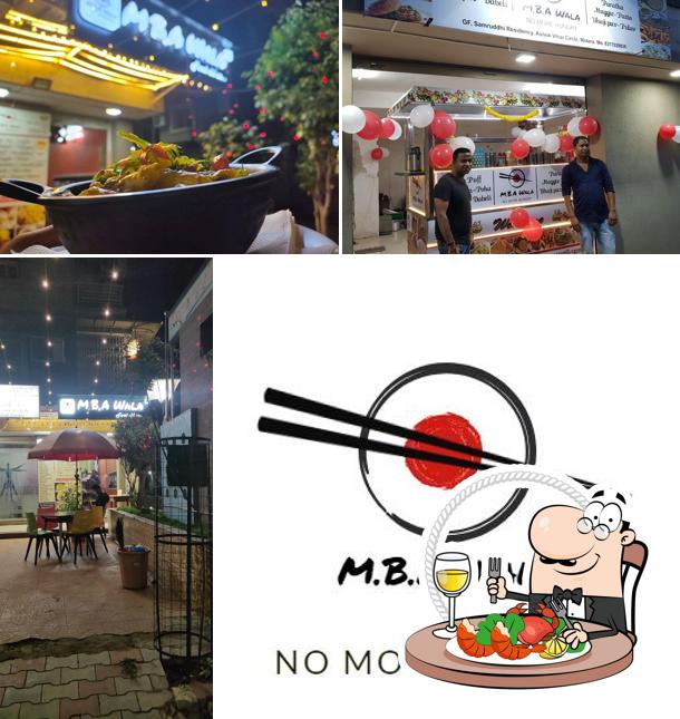 Order seafood at MBA Wala