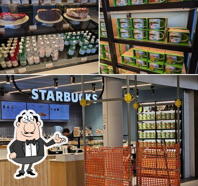 Gli interni di Starbucks - Napoli Centrale