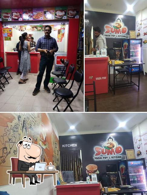 The interior of Sumo vada Pav