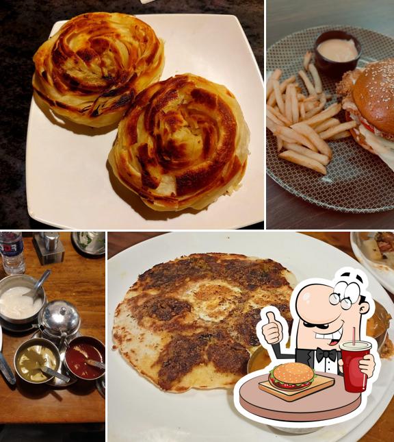 Hamburger at SDR Restaurant and cafe