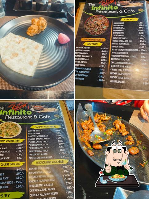 Food at The Infinito Cafe & Restaurants