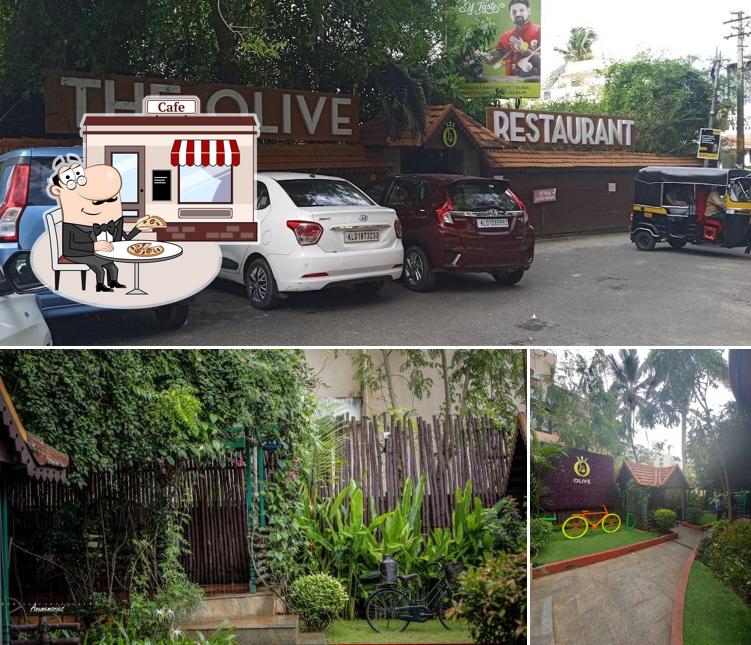 Enjoy the view at the outside area of The Olive Restaurant