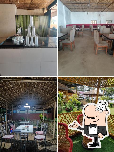 The interior of Angeethi Restaurant