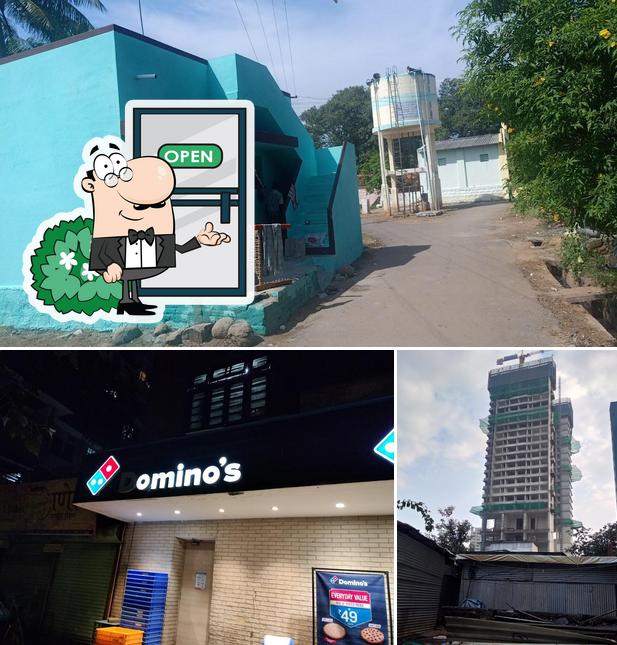 The exterior of Domino's Pizza Sion (East), Mumbai