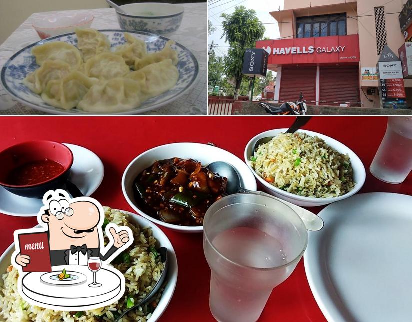 This is the photo showing food and exterior at J's Kitchen