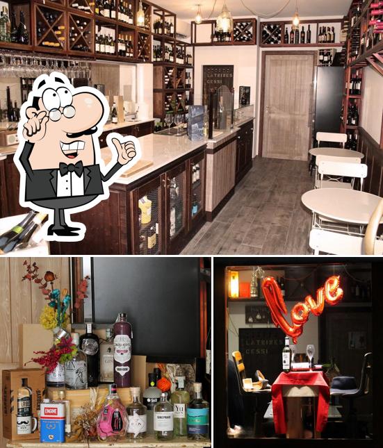 Gli interni di La Bottiglieria