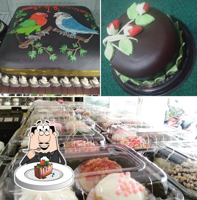 Chocolate cake at Athira Bakery