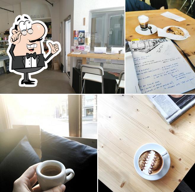 Gli interni di Black Drop Coffee