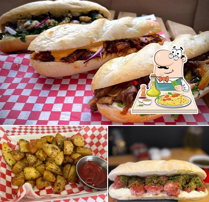 Pulled pork sandwich at Bread World