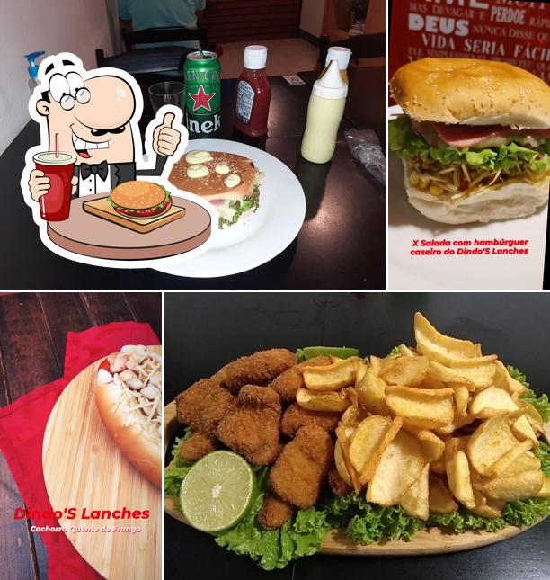 Hambúrguer em Dindo'S Burguer