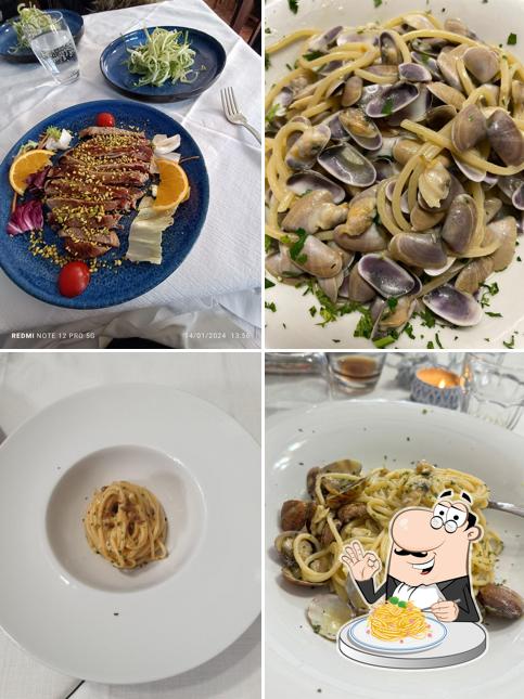 Spaghetti alla carbonara al Fishfood2