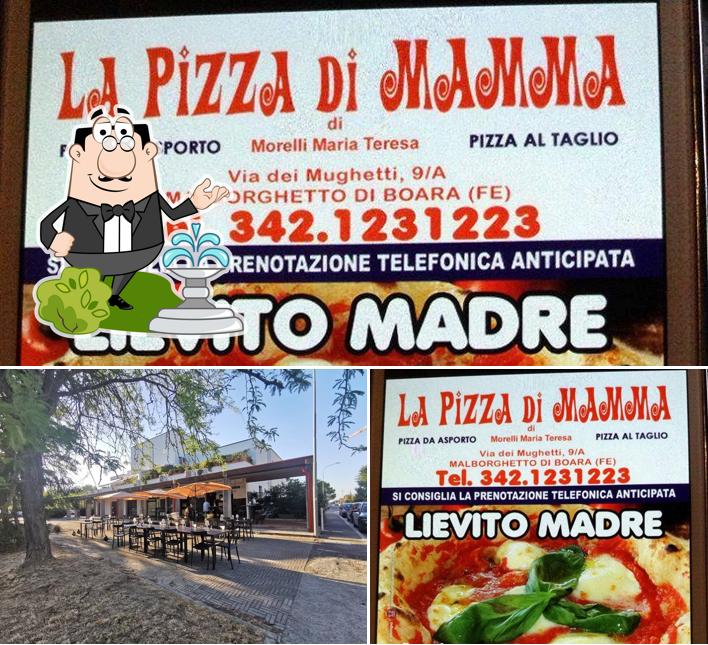 Gli esterni di La Pizza di Mamma