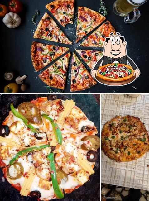 Order pizza at New Den's pizza & fast food corner