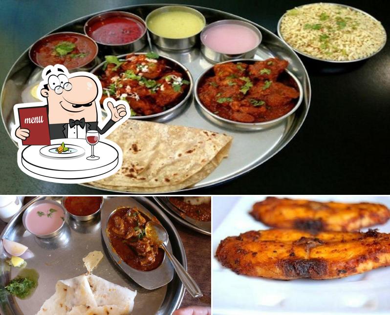 Food at Samadhan Hotel