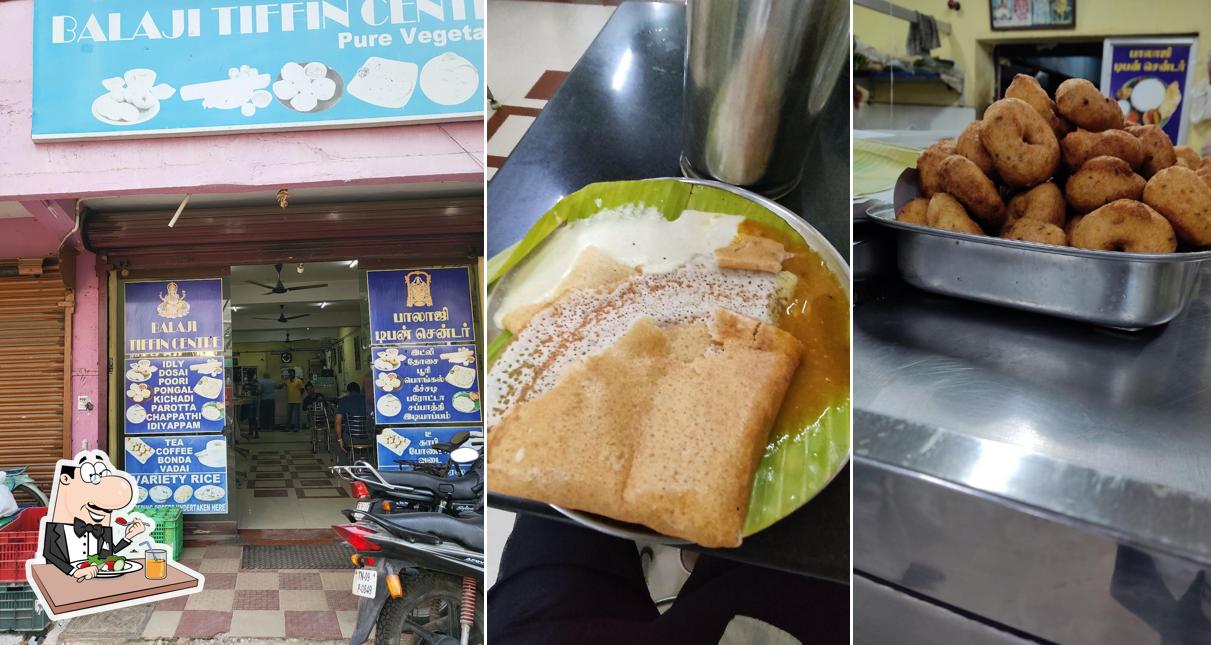 Food at Sri Balaji Tiffin Center(Pure- Vegetarian)