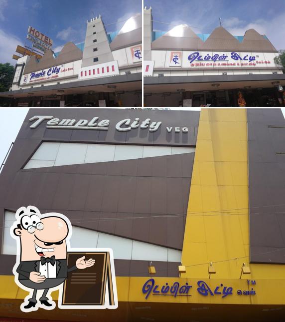 Check out how TEMPLE CITY RESTAURANT - PANDI KOVIL looks outside