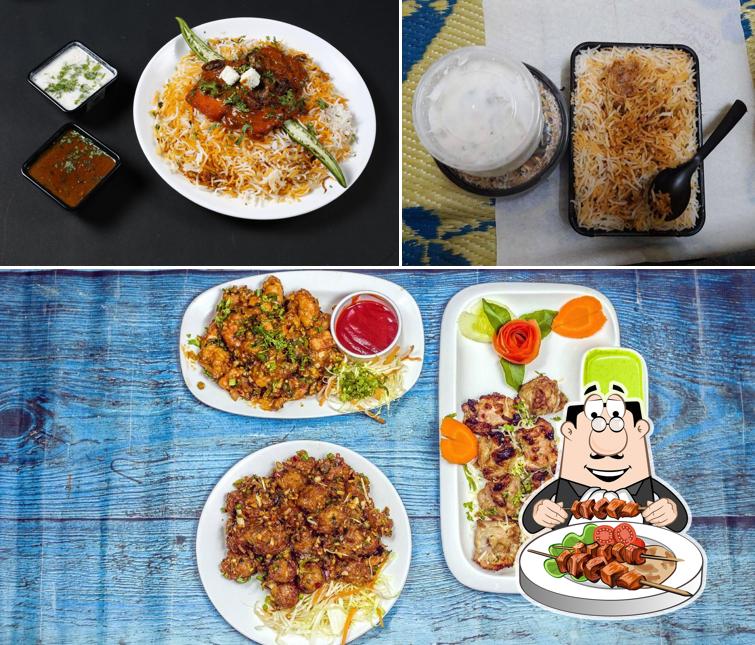 Food at Basmati Biryani Nation