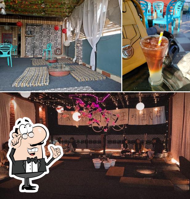 The interior of Cafe '4' Stories